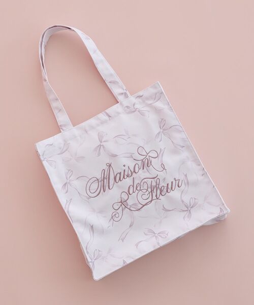 Maison de FLEUR（メゾンドフルール） トートバッグ ブランドロゴ刺繍