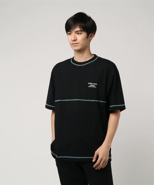 DOUBLE STEAL（ダブルスティール） tシャツ STITCH COLOR Tee メンズ