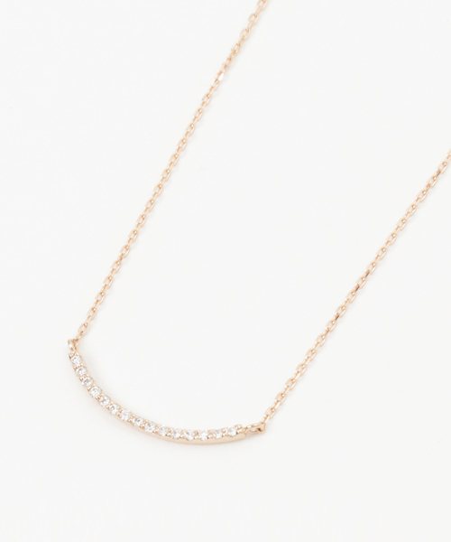 ete（エテ） ネックレス K18 パーティクル ネックレス レディース