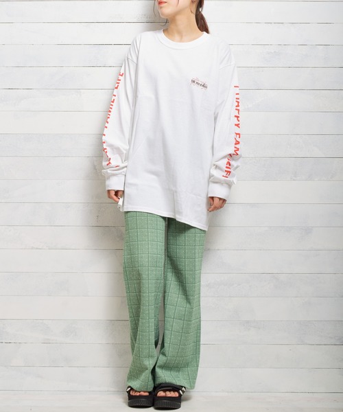 tシャツ 「W」「it」「THE nookie」ANIME L/S TEE レディース メンズ tシャツ 「W」「it」「THE nookie」ANIME L/S TEE レディース