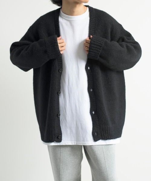 カーディガン KIIT キート / KID MOHAIR BLEND KINT CARDIGAN キッドモヘアブレンドニットルーズカーディガン / ZOZOTOWN PayPayモール店