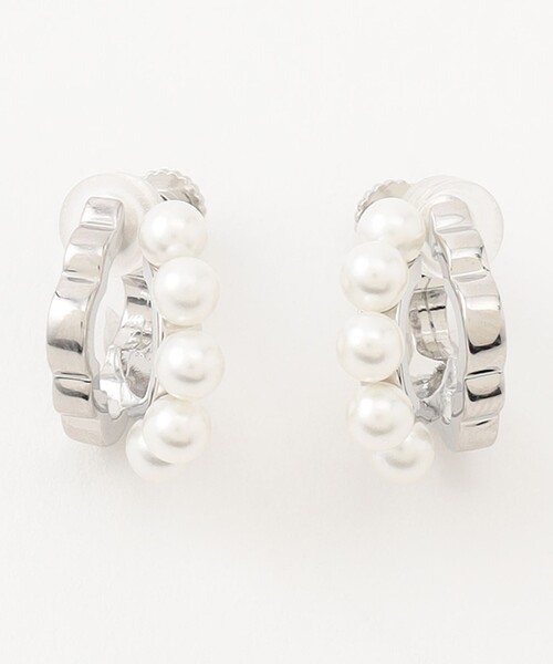 【清楚】TOCCAトッカ PEARL CLOVER HOOP EARRINGS イヤリング TOCCA イヤリング PEARL CLOVER HOOP EARRINGS レディース