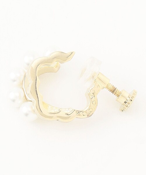 【清楚】TOCCAトッカ PEARL CLOVER HOOP EARRINGS イヤリング PEARL CLOVER HOOP EARRINGS イヤリング / TOCCA | ファッション