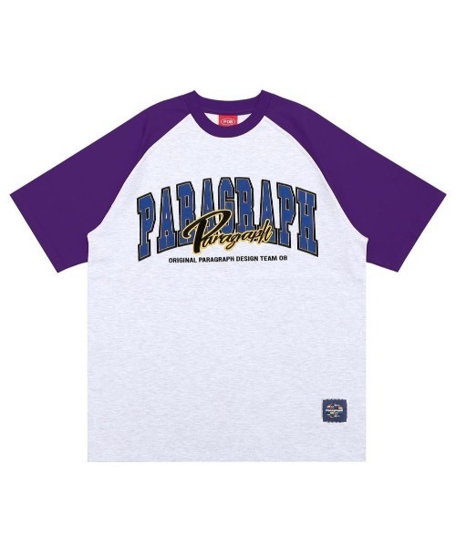 [PARAGRAPH] Heritage Embroidery Logo T-shirt/追跡付 Paragraph tシャツ A'GEM/9 × .kom「paragraph/パラグラフ