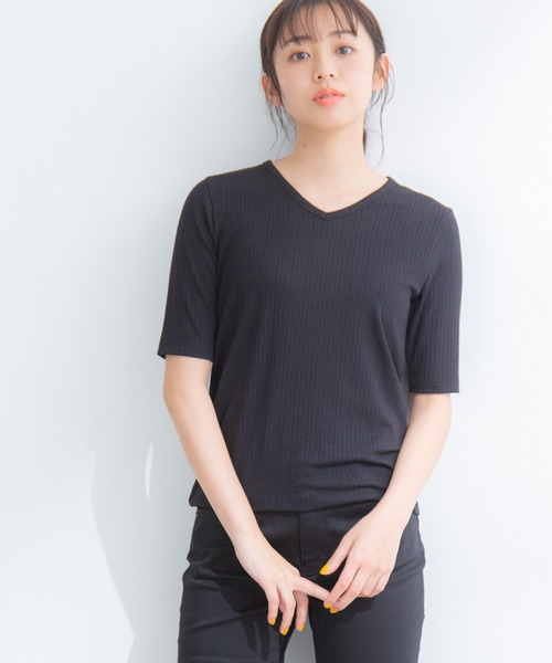 tシャツ Tシャツ 半袖テレコVネックT|ZOZOTOWN |13
