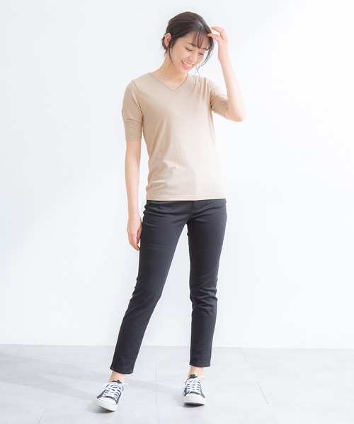 tシャツ Tシャツ 半袖テレコVネックT|ZOZOTOWN |16