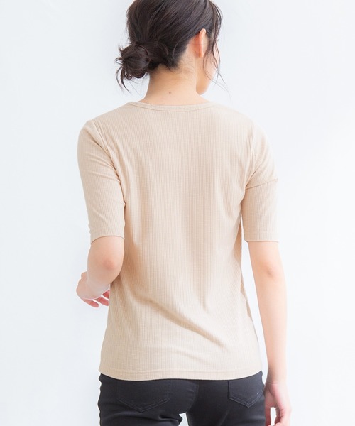 tシャツ Tシャツ 半袖テレコVネックT|ZOZOTOWN |18