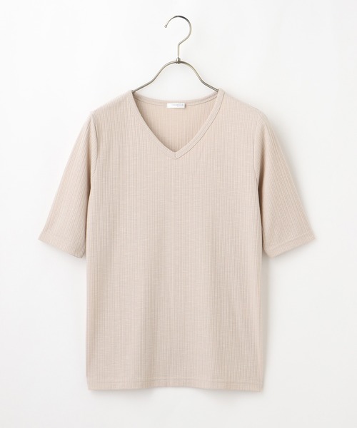 tシャツ Tシャツ 半袖テレコVネックT|ZOZOTOWN |19