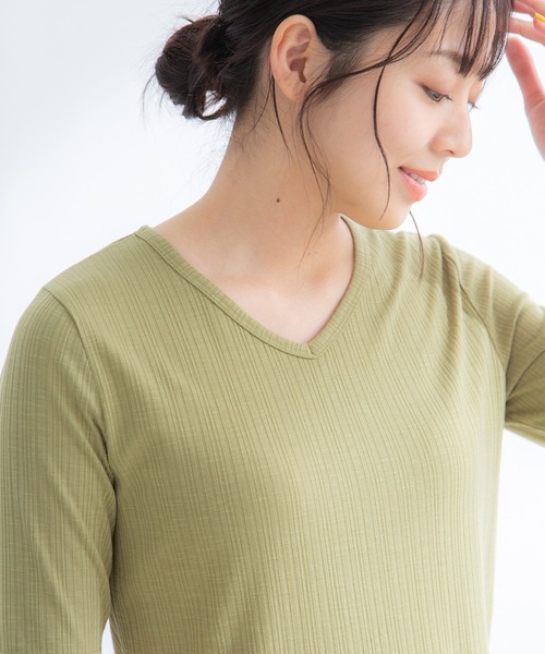 tシャツ Tシャツ 半袖テレコVネックT|ZOZOTOWN |26