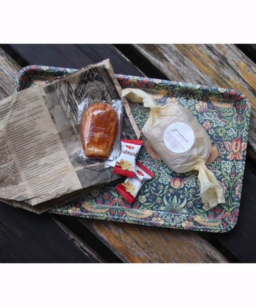 食器 小さめバンブートレイ 竹ファイバー お盆 ウィリアムモリス柄 Jubilee | Jubilee | 14