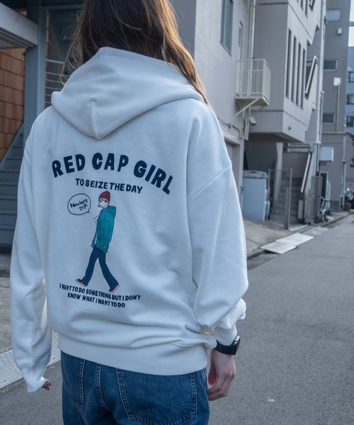 RED CAP GIRL パーカー 「a-r」「Red Cap Girl/レッドキャップ