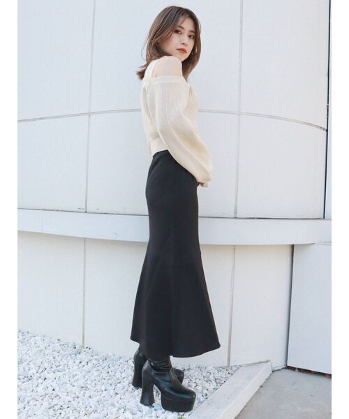 MURUA スカート アシメスリットマーメイドスカート : ZOZOTOWN