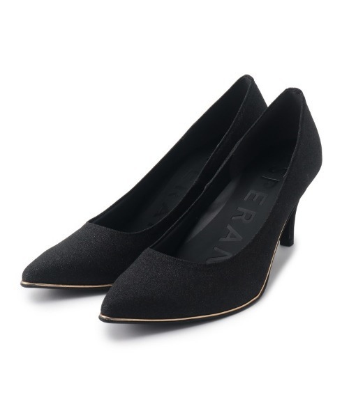 ESPERANZA（エスペランサ） パンプス 「12時間パンプス」約7.5cm／ラメ