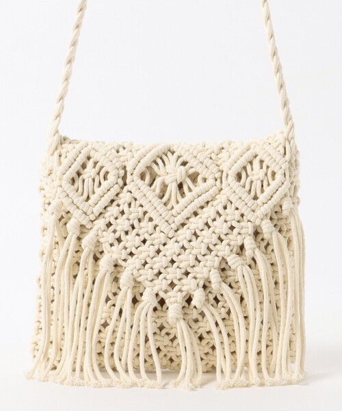 BEAMS HEART（ビームス ハート） ショルダーバッグ バッグ マクラメ