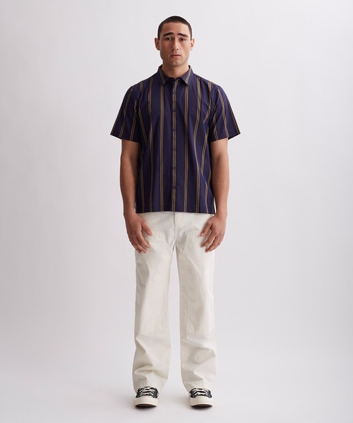 Saturdays NYC（サタデーズ ニューヨークシティ） シャツ Bruce Stripe