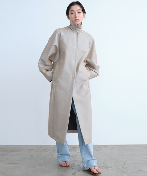 CODE A ステンカラーコート コート balmacaan coat レディース