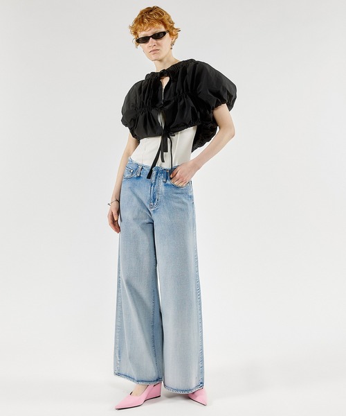 MAISON SPECIAL ブラウス シャツ Ribbon Bolero Blouse/リボン