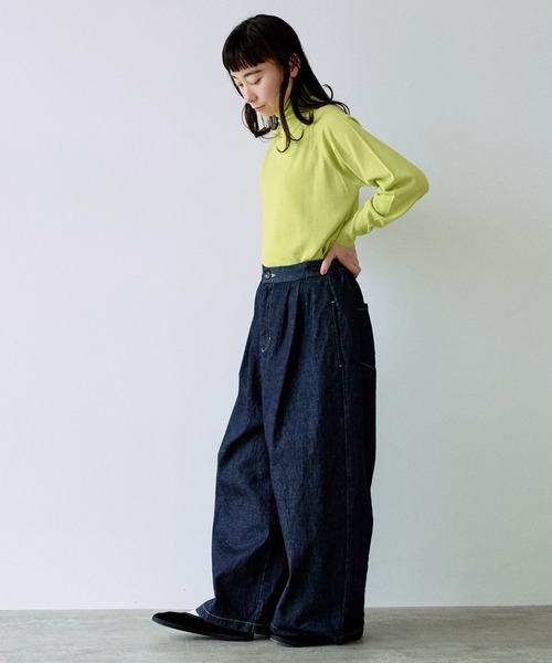 yuni ジーンズ デニム デニムパンツ 11ozデニム ハイウエスト