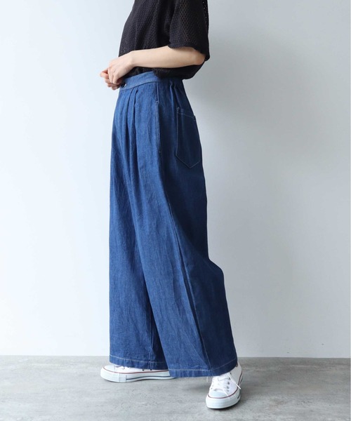 yuni デニムパンツ yuni 11ozデニム ワイドパンツ | Fimpen+Nul