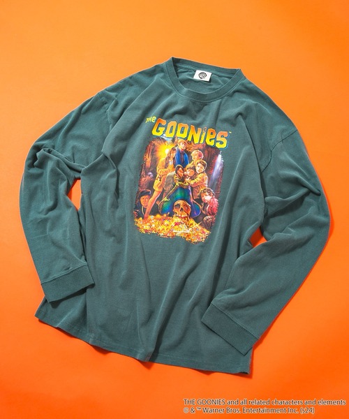 UNIT（NIXON） tシャツ 「The Goonies/グーニーズ」パウダーブリーチ