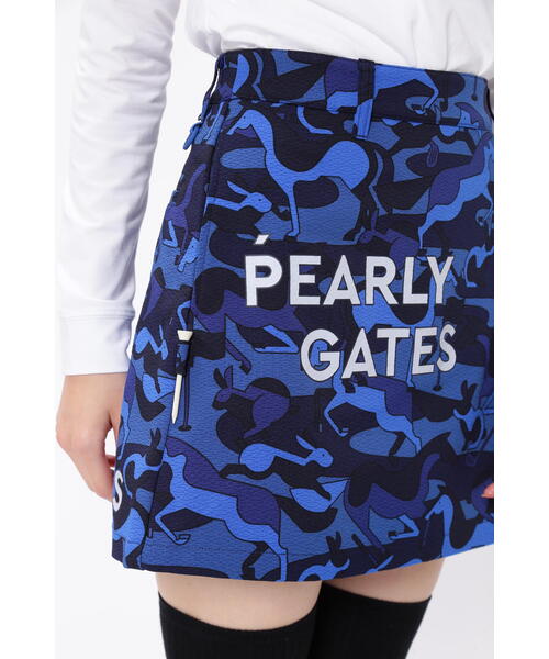【１着でも送料無料】 PEARLY GATES」ポリエステルアートピケ 「PEARLY スカート GATES レディースウェア