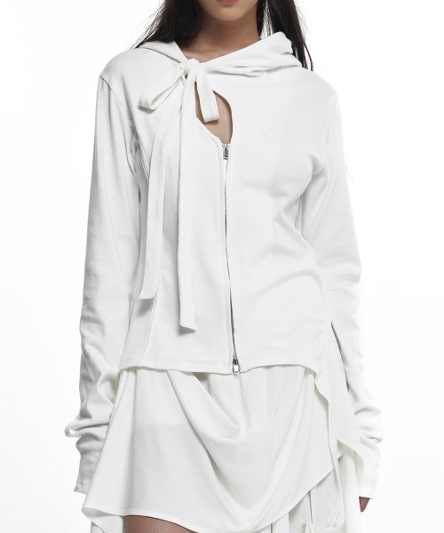 NACHE パーカー 「NACHE」SLIT TIE HOODIE ZIP-UP / 「ナチェ