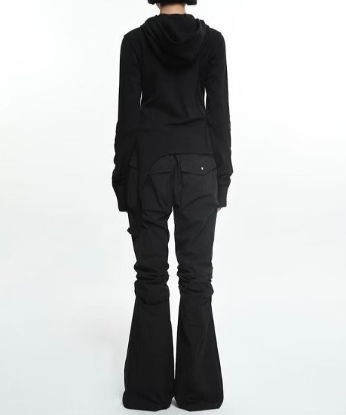 ナチェ NACHE ジップアップパーカー ショート丈 ナチェ NACHE ジップアップパーカー ショート丈