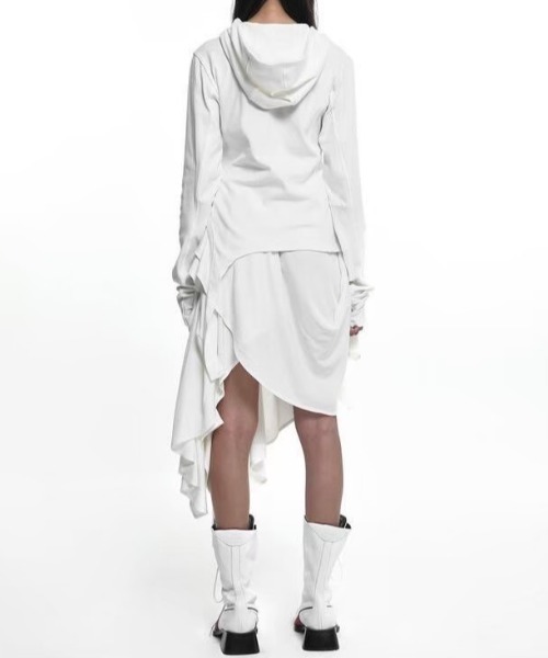NACHE パーカー 「NACHE」SLIT TIE HOODIE ZIP-UP / 「ナチェ NACHE パーカー 「NACHE」SLIT TIE HOODIE ZIP-UP / 「ナチェ