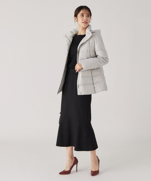 KAREN MILLEN ダウン コート フード ジッパー ミディアム 楽天市場】ダウン ジャケット レディース ミディアム丈の通販