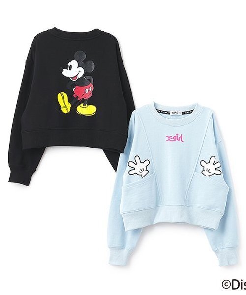 X-girl Stages トレーナー 「DISNEY」ミッキー / バックプリント
