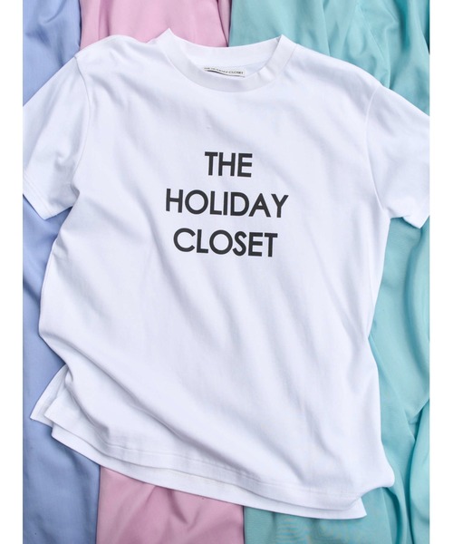 tシャツ 「THE HOLIDAY CLOSET」 ロゴＴシャツ レディース