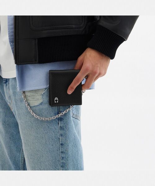 【人気】COACH ウォレットチェーン レザー 極太 BB27 人気】COACH ウォレットチェーン レザー 極太 BB27 COACH 財布