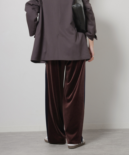 JOURNAL STANDARD relume ベロアトラックパンツ JOURNAL STANDARD relume パンツ ベロアトラックパンツ