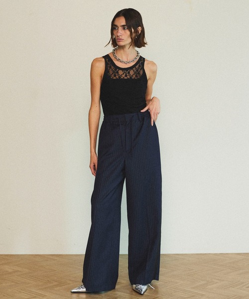 MAISON SPECIAL タンクトップ ノースリーブ 2way See-through