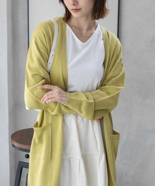 カーディガン 「セットアイテム」2setカーディガン レディース w closet カーディガン 「2点セットアイテム/ラメ生地」セーラー