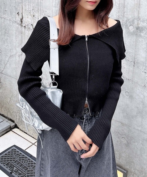 NKNIT カーディガン ニット エンボスニットカーディガン | ファッション通販サイト NUGU