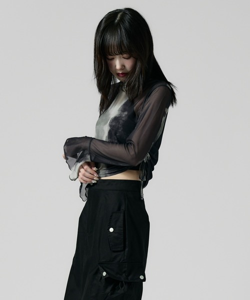 【Venus 金星】シアーフーディーderu2828 Chick tシャツ Vintage Like Sheer Tops / ヴィンテージ風シアー