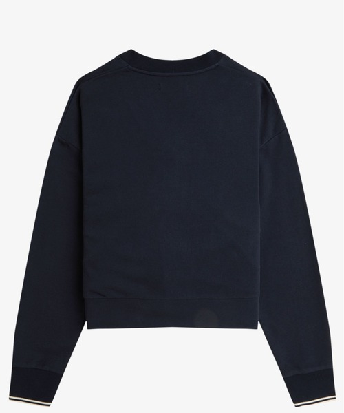 FRED PERRY カーディガン Tipped Sweatshirt Cardigan