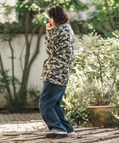 CAMBIO（カンビオ） シャツ ms5952-Bio Wash Camofurage Ripstop