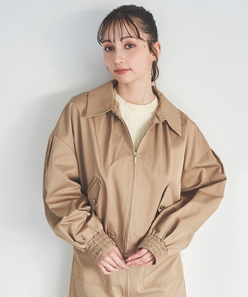 31 Sons de mode ブルゾン アウター 取り外し襟付きブルゾン