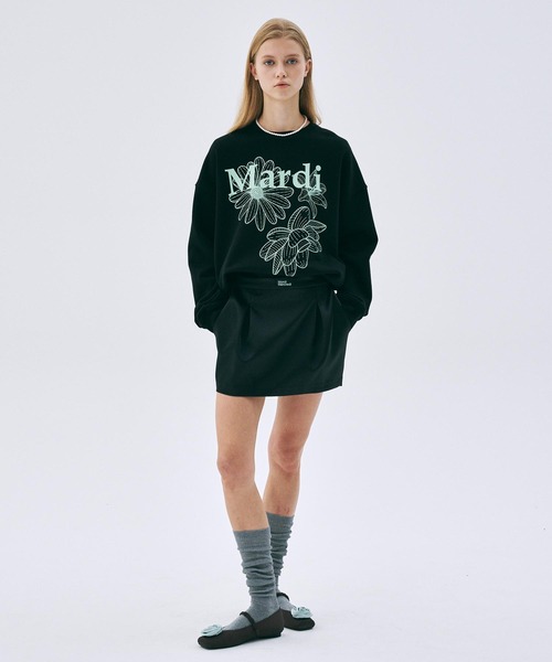 トレーナー スウェット SWEATSHIRT TRIPLE FLOWER / スウェットシャツ トリプル フラワー レディース_20