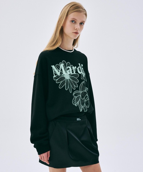 Mardi トレーナー 3色セット Mardi Mercredi トレーナー スウェット SWEATSHIRT FLOWERMARDI