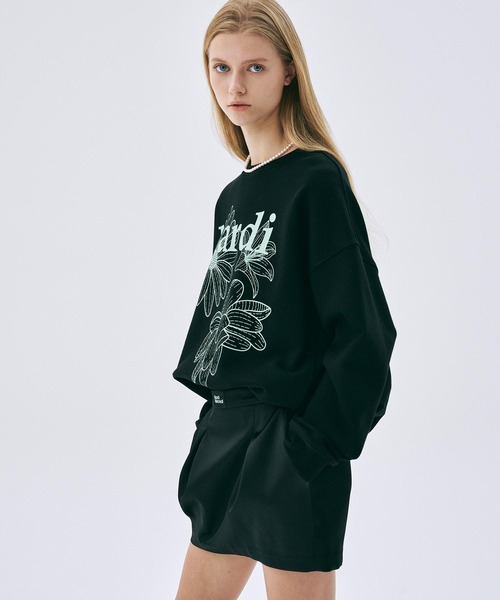 トレーナー スウェット SWEATSHIRT TRIPLE FLOWER / スウェットシャツ トリプル フラワー レディース_24