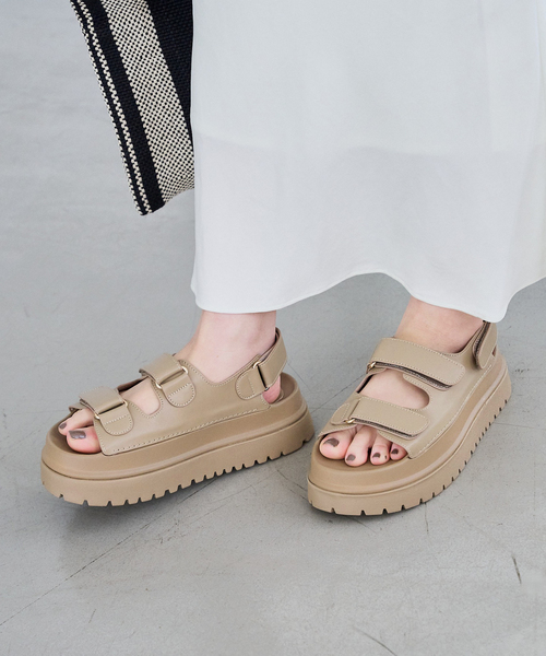 LE TALON｜アツゾコモールドベルトサンダル | Rakuten Fashion