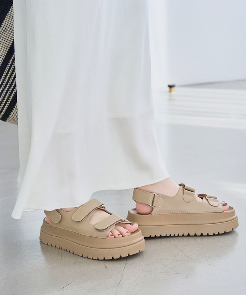 LE TALON｜アツゾコモールドベルトサンダル | Rakuten Fashion