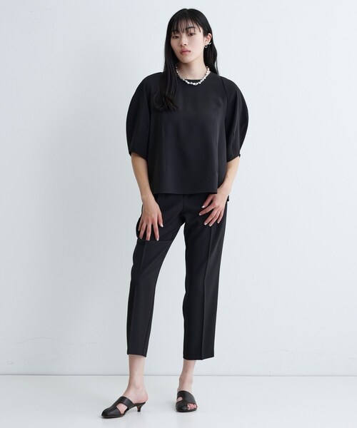 INDIVI GALLEST ブラウス シャツ 「セットアップ対応」バルーン
