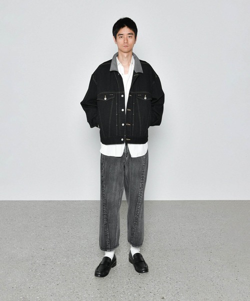 soe（ソーイ） ワイドパンツ ジーンズ 9/10 Length 3D Jeans メンズ 