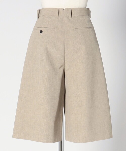最終価格   新品　＜LOEFF＞ギャバ キュロット LOEFF＞W ギャバ キュロット パンツ