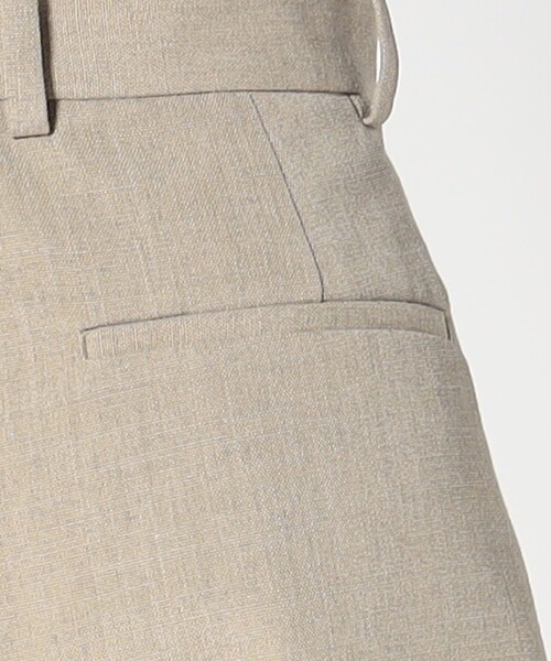LOEFF パンツ 「LOEFF」ホップサック タック キュロット