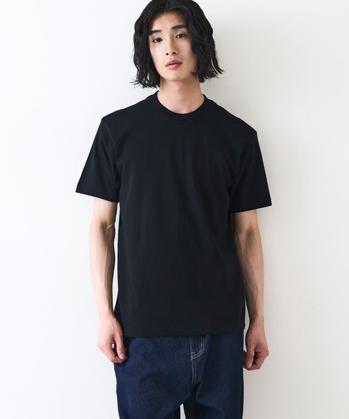 Hanes ヘインズ tシャツ HANES ヘインズ 7 0oz 超厚手 KURO 先染めブラック クルーネックTシャツ 透けない・タフ メンズ レディース ZOZOTOWN Yahoo 店 - 通販 - Yahoo ショッピング